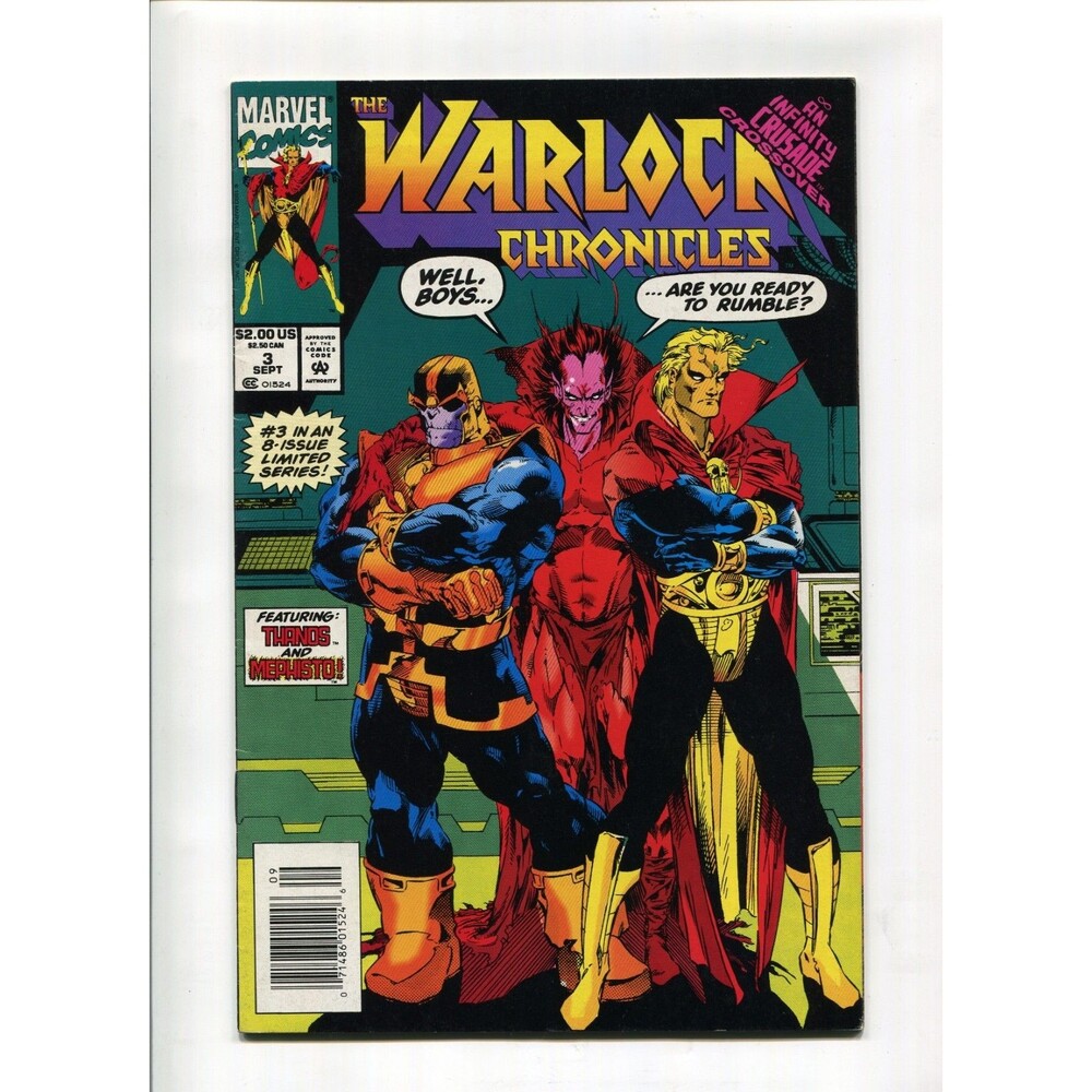 Warlock Chronicles #3 Marvel Comics 1993 Newsstand Comic Book